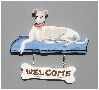 Handpainted Greyhound Welcome Sign