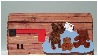 Custom Cedar Mailbox - Teddy Bears